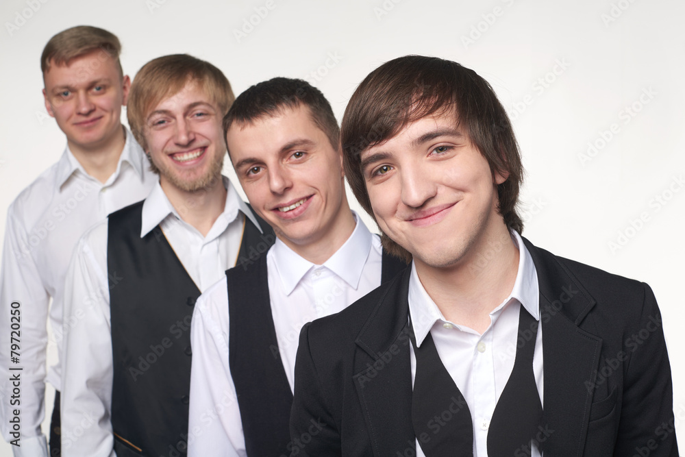 Four young men Four young men