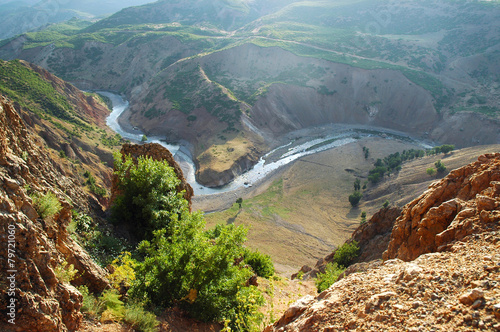 Mountain landscape in Kurdistan, Turkey photo