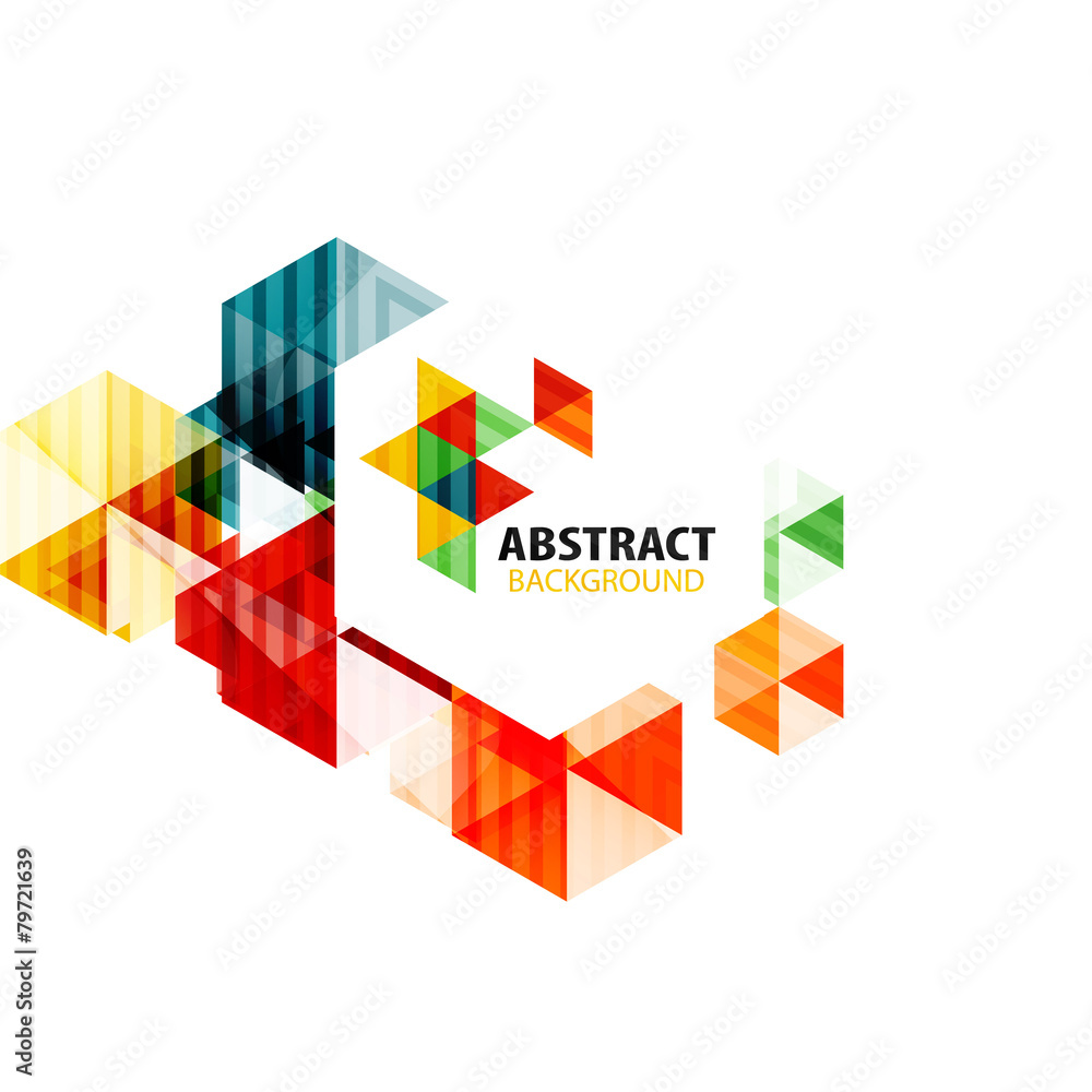 Geometric abstract polygonal background Geometric abstract polygonal background