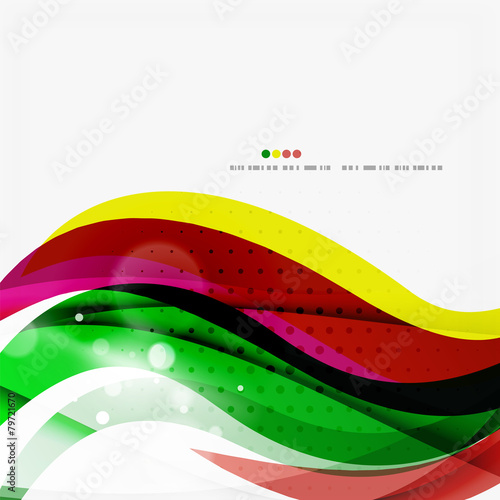 Rainbow bright light air lines background