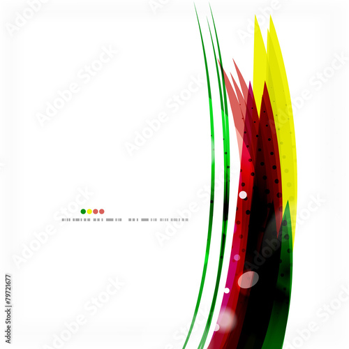 Rainbow bright light air lines background