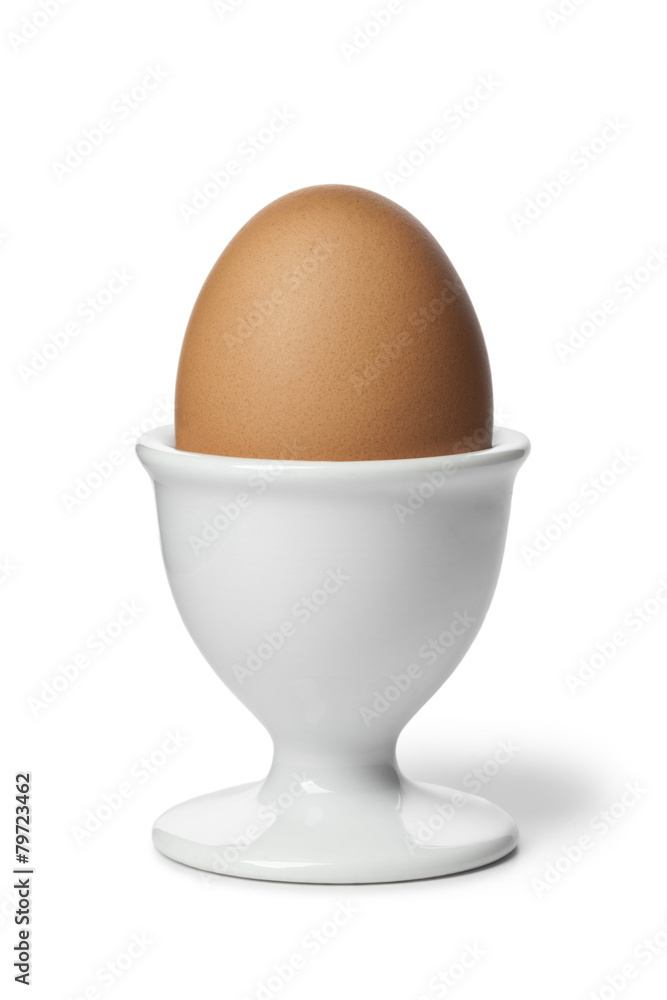 Boiled egg in an eggcup Boiled egg in an eggcup