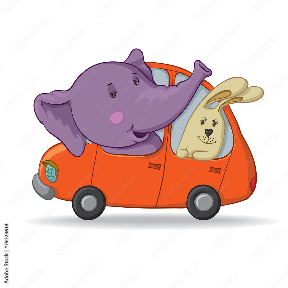 elephant and hare elephant and hare