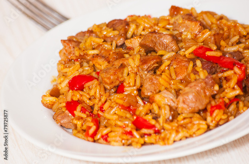 Rice with Vegetables and Meat