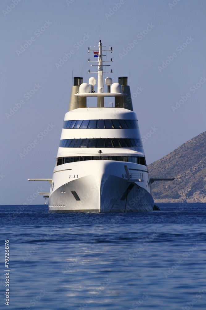 Naklejka premium Luxury yacht