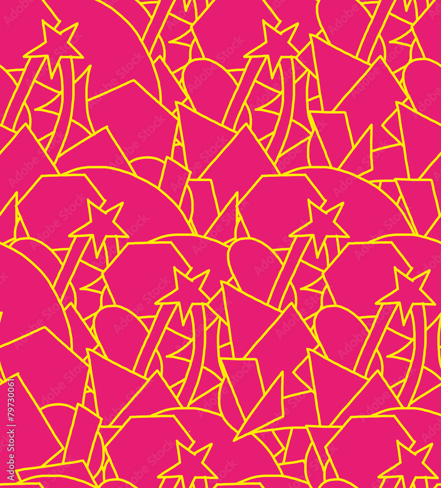 Abstract seamless pattern with geometrical shapes Abstract seamless pattern with geometrical shapes