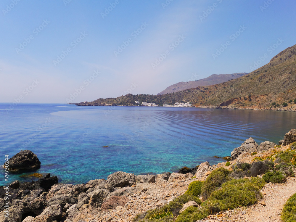 View to the Loutro