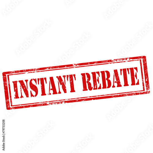 Instant Rebate-stamp