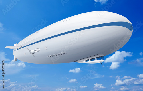 Zeppelin, Luftschiff am Himmel