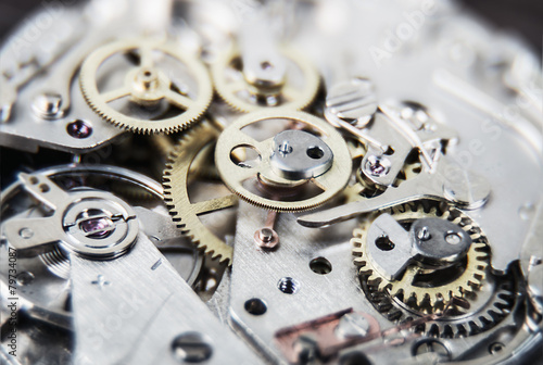 Wallpaper Mural clock mechanism Torontodigital.ca