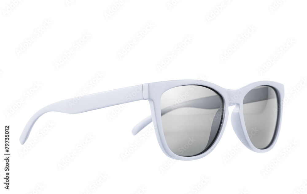 Fototapeta premium White sun glasses isolated