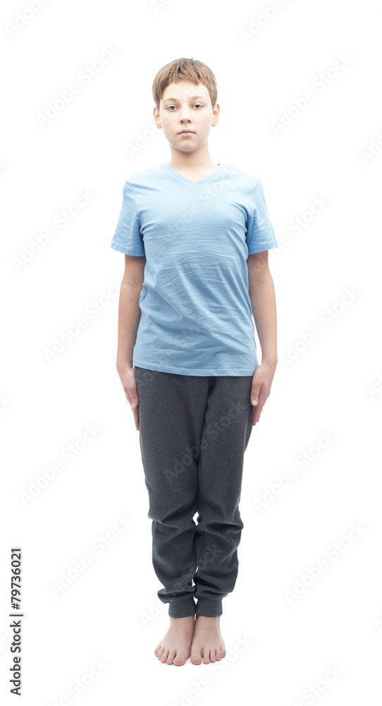 Full shot portrait of a boy Full shot portrait of a boy