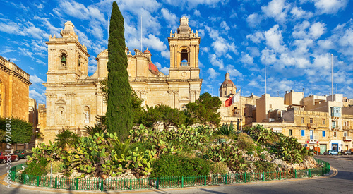 St. Lawrence church in Birgu, Malta photo