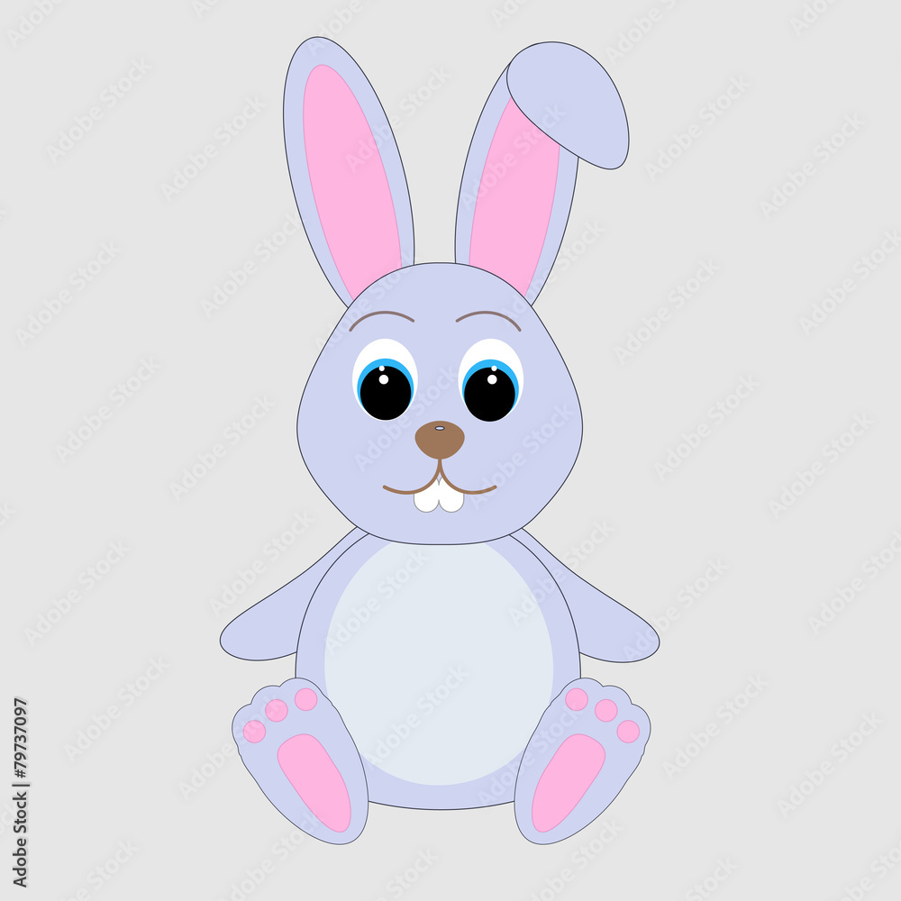 Cartoon cute rabbit