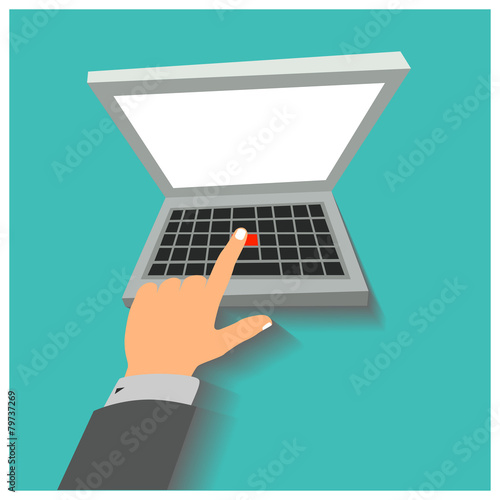 Flat design style vector illustration.