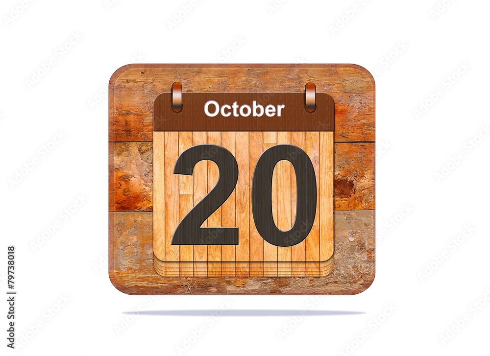 October 20. October 20.