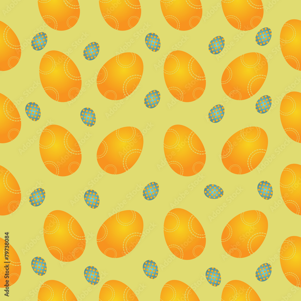 Seamless pattern with easter eggs Seamless pattern with easter eggs