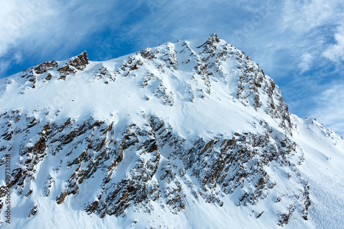 Dolomiten Alps winter view (Austria)