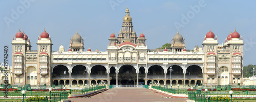 The ancient Mysore palace photo