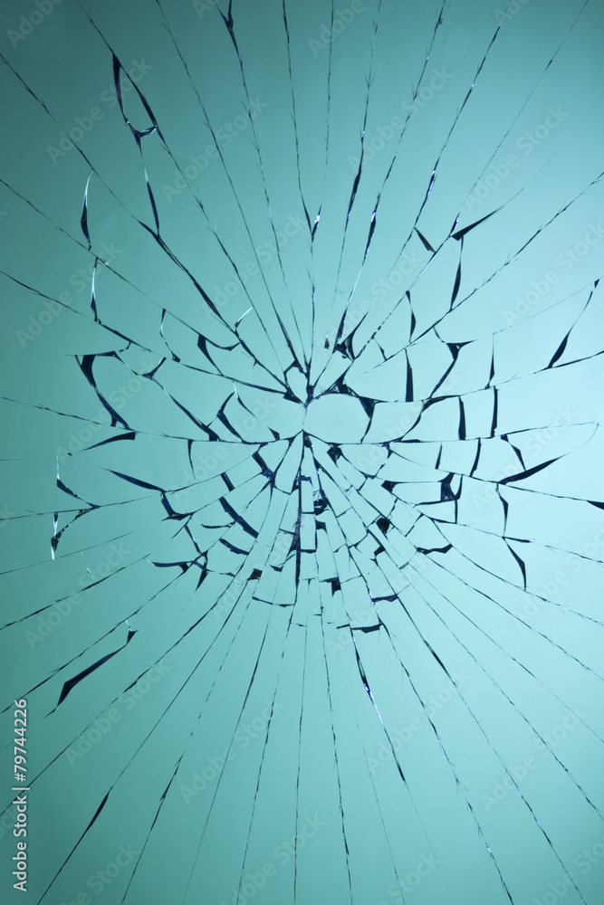 Obraz premium broken glass