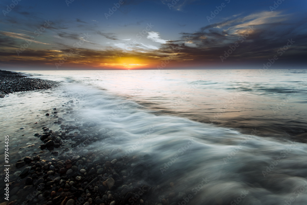 Obraz premium Sunset on the Sea