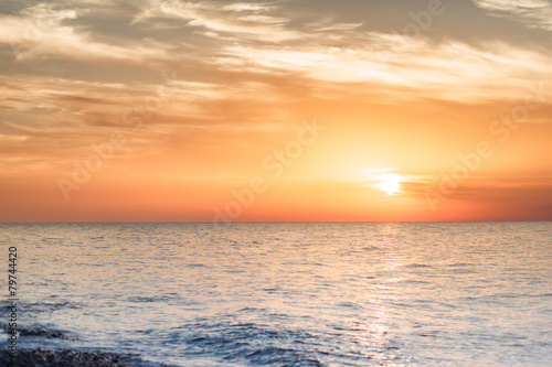 Sunset on the Sea © lobodaphoto