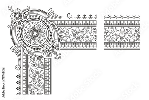Corner frame vector