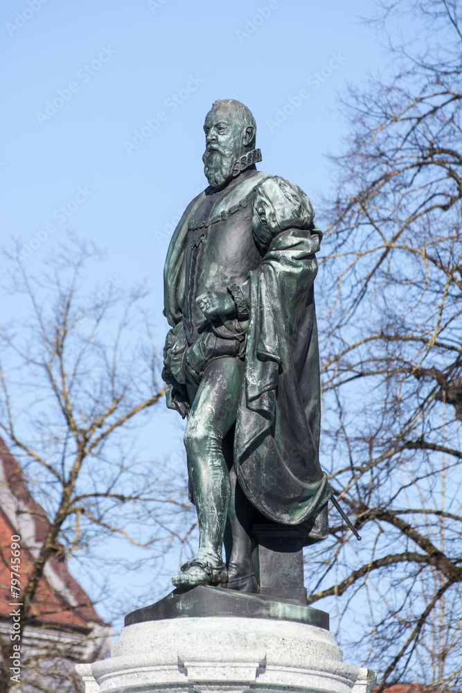 Naklejka premium Prinzregentenbrunnen in Augsburg