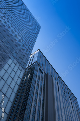 Photography Skyscrapers in Shinjuku  region of Tokyo, Japan