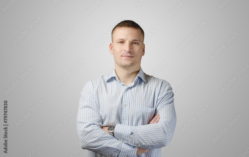 Young cheerful man Young cheerful man