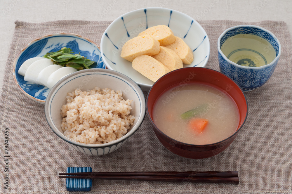日本の朝食 日本の朝食