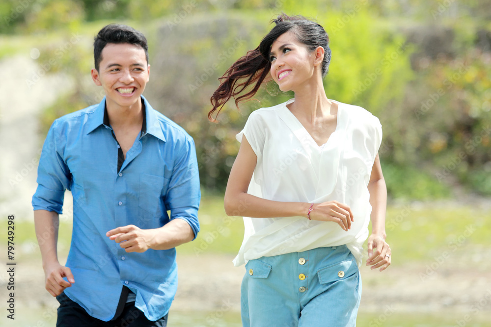 young couple having fun young couple having fun