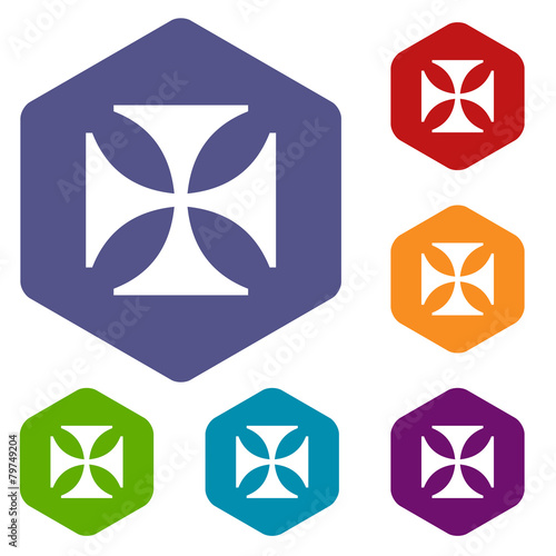 Crusaders rhombus icons