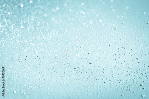 water drops on glass background