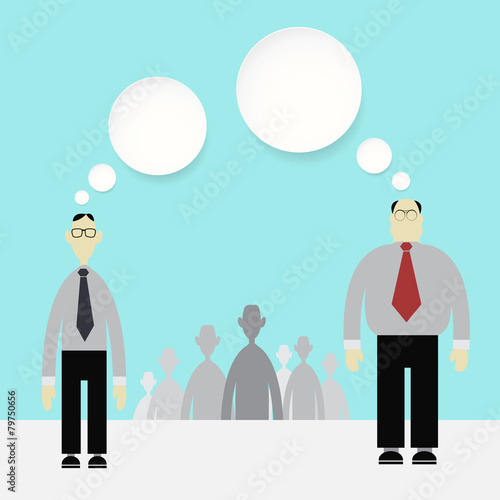 Dialogue of the chief and the subordinate