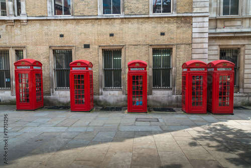 London - Red Telephone Boxes photo