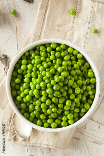 Organic Steamed Fresh Green Peas