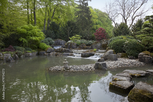 Japanischer Garten mit Teich