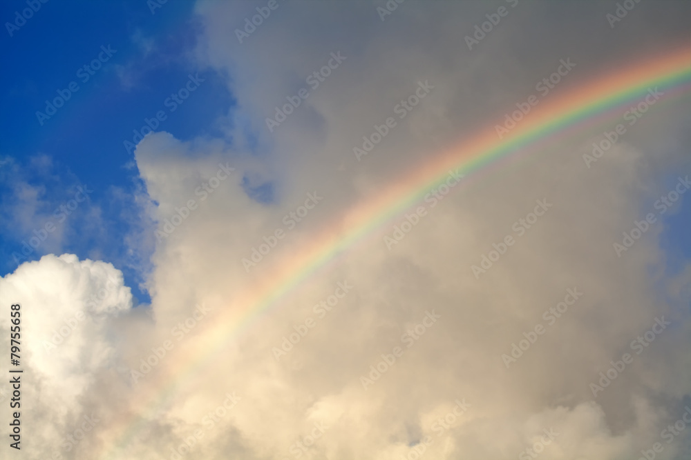sky with rainbow
