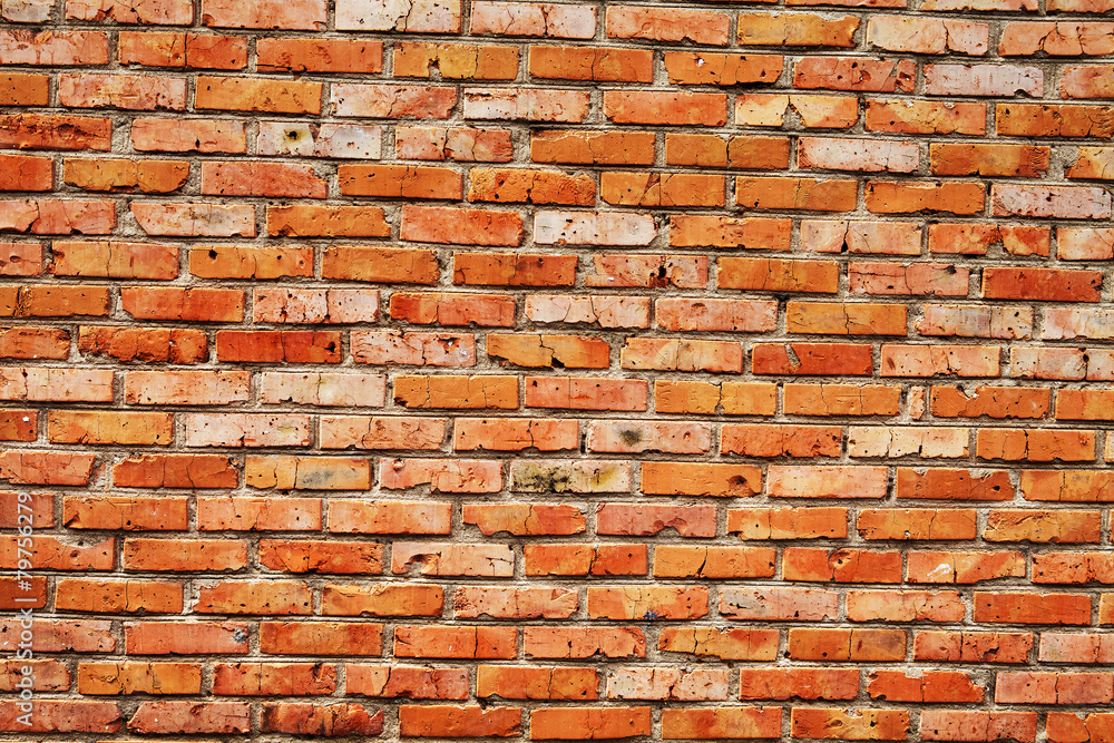Obraz premium Stary grunge ceglany mur w tle