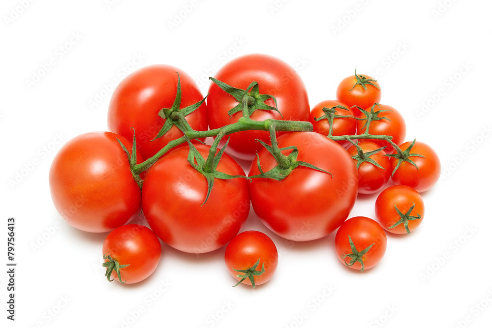 fresh ripe tomatoes isolated on white background fresh ripe tomatoes isolated on white background