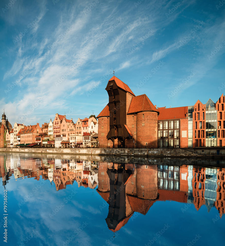 Fototapeta premium Cityscape of Gdansk