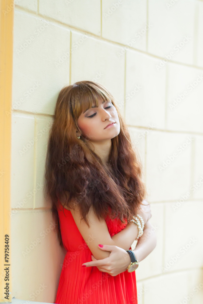 Urban portrait sexy woman posing Urban portrait sexy woman posing