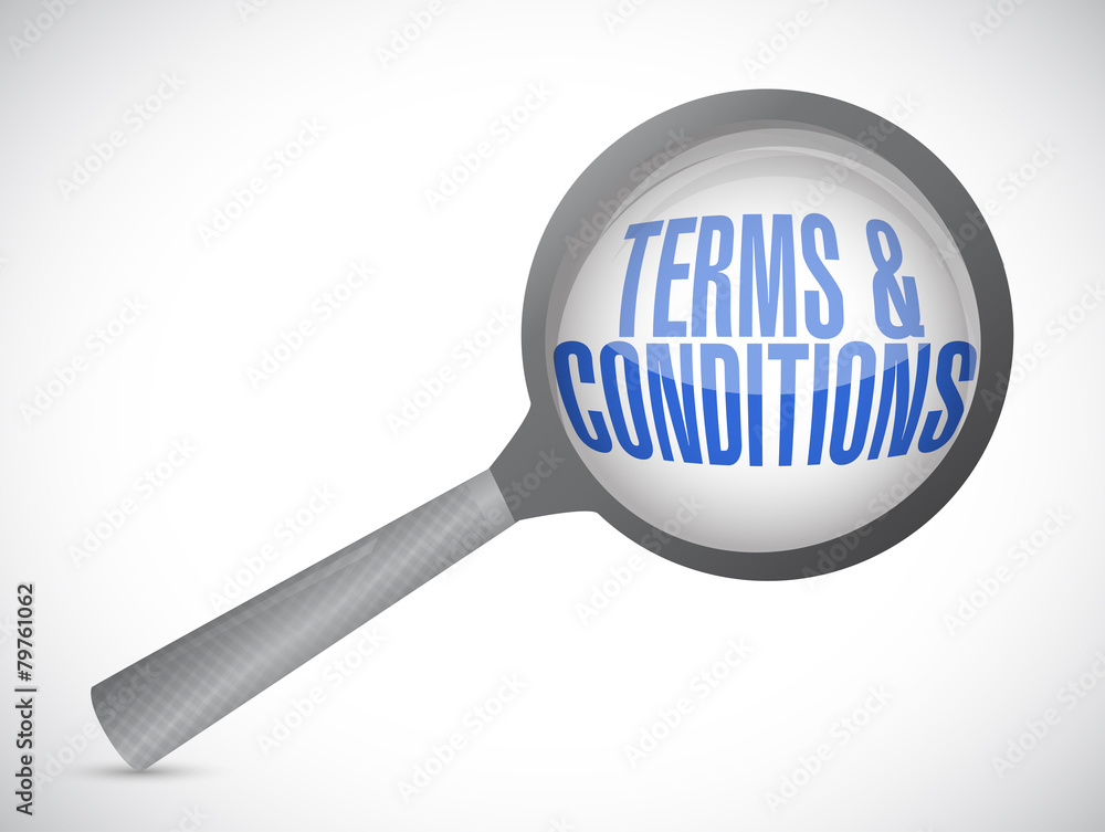 terms and conditions magnify glass terms and conditions magnify glass