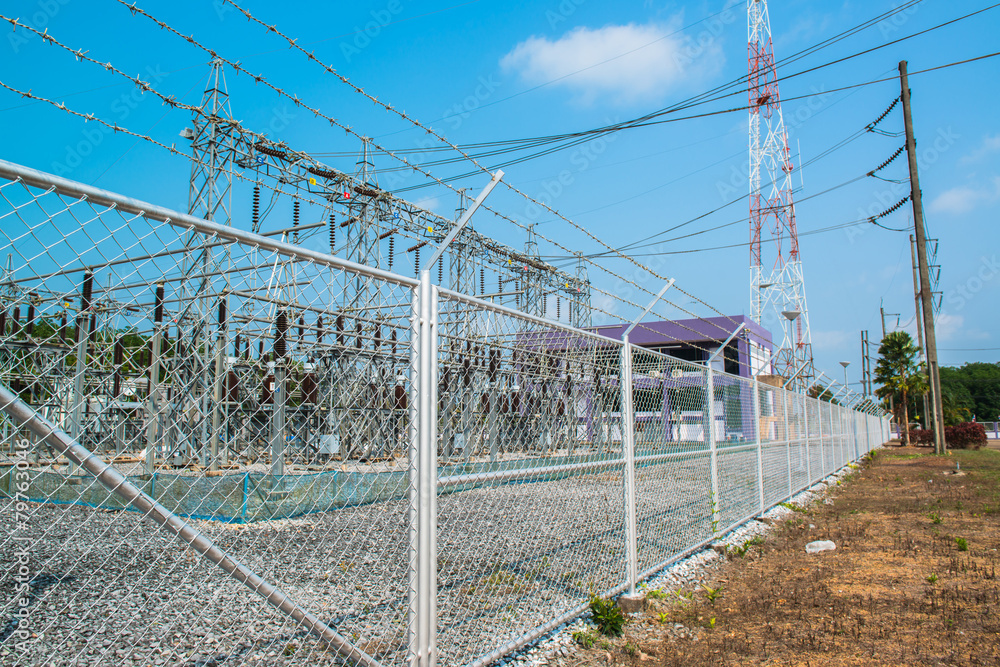 Fototapeta premium Power station for making electric energy