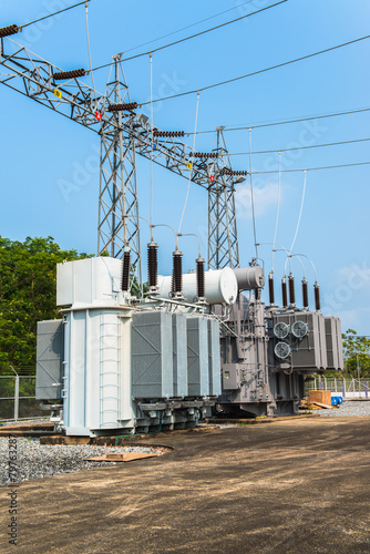 Power station for making electric energy
