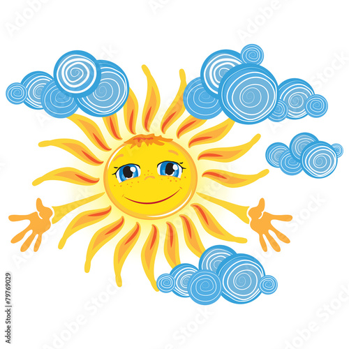 smiling sun
