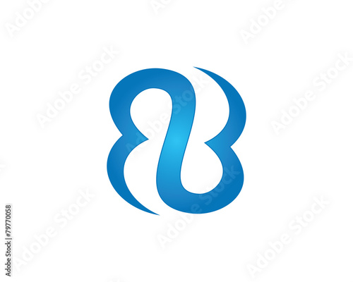 bb cloud logo icon template photo