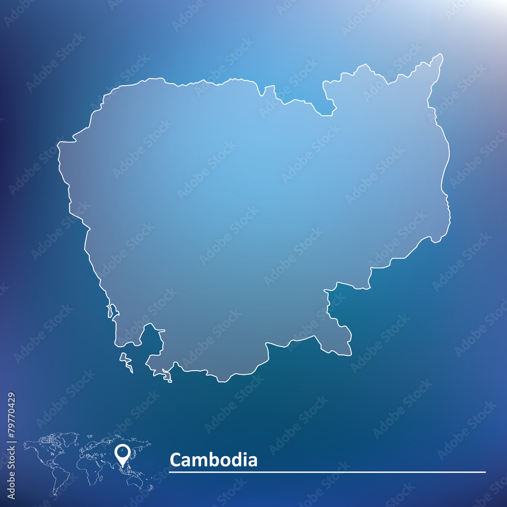 Map of Cambodia Map of Cambodia