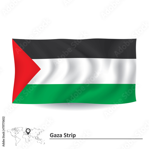 Free Download Flag of Gaza Strip - GFXLoad
